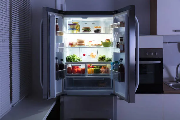 open refrigerator in kitchen1 jpg